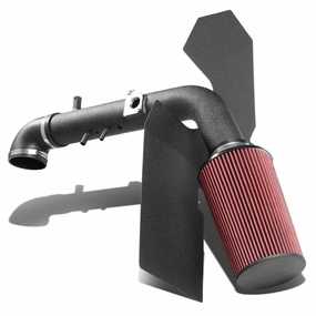 00-03 Toyota Tundra Sequoia 4.7 V8 Black Cold Air Intake w/Heat Shield Cone Filter