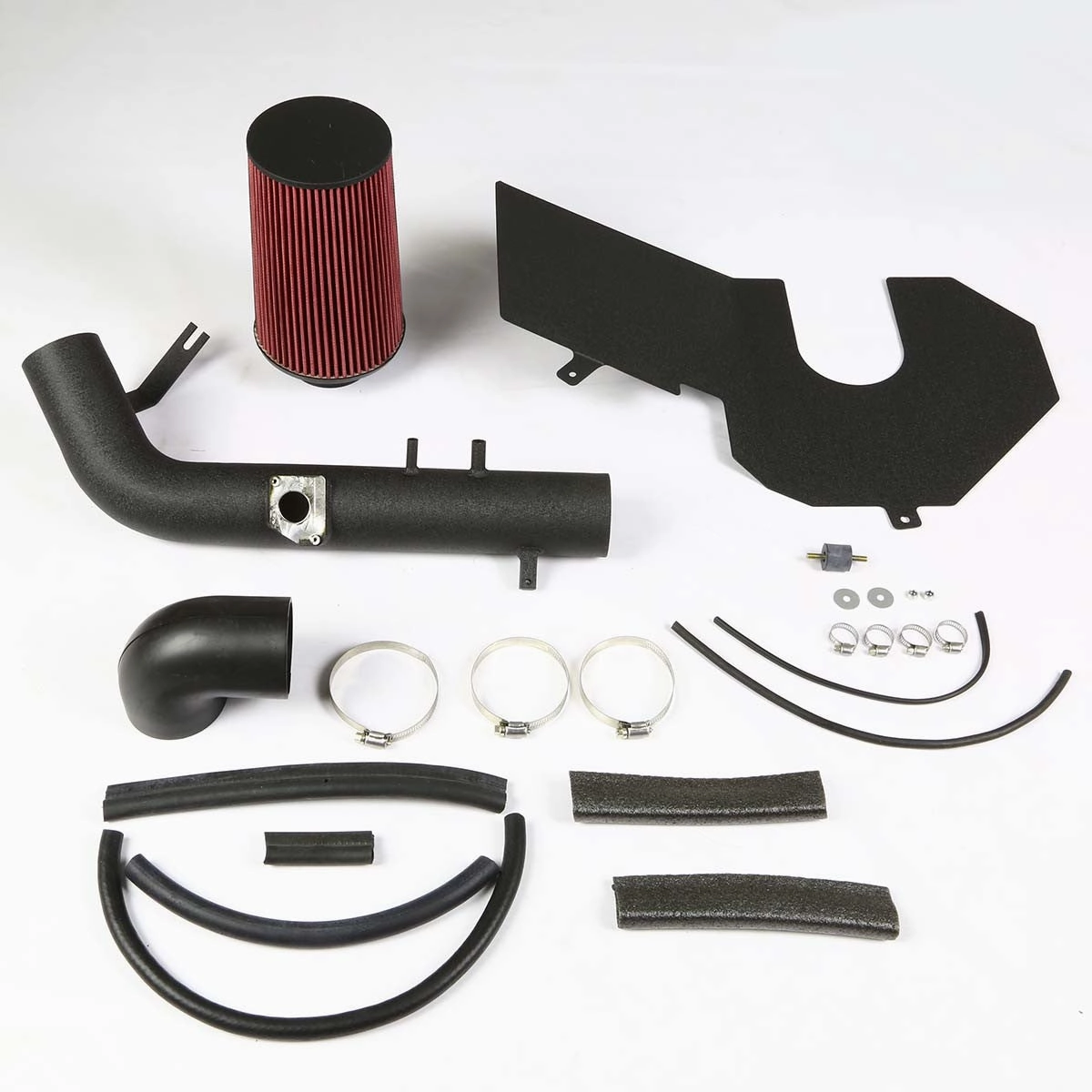 00-03 Toyota Tundra Sequoia 4.7 V8 Black Cold Air Intake w/Heat Shield Cone Filter