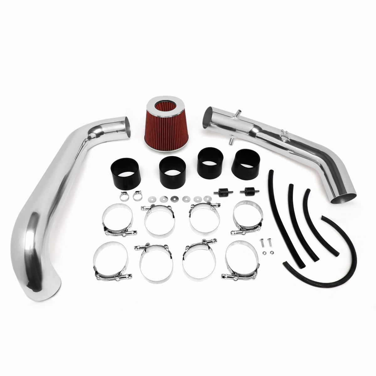 00-05 Honda S2000 Aluminum Cold Air Intake w/Red Cone Filter