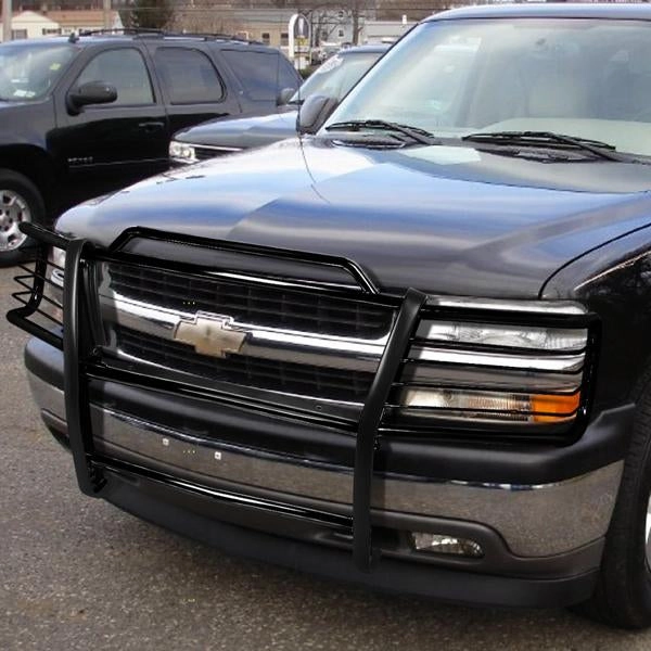 00-06 Chevy Suburban Tahoe 99-02 Silverado Brush Grille Guard - Steel - Black