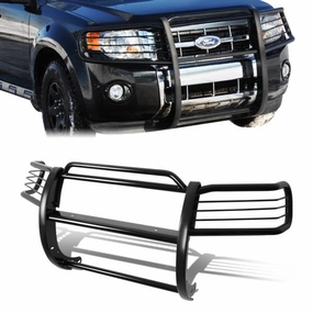 01-04 Ford Escape Brush Grille Guard - Steel - Black