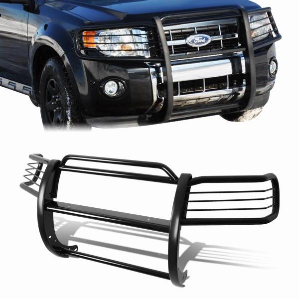 01-04 Ford Escape Brush Grille Guard - Steel - Black
