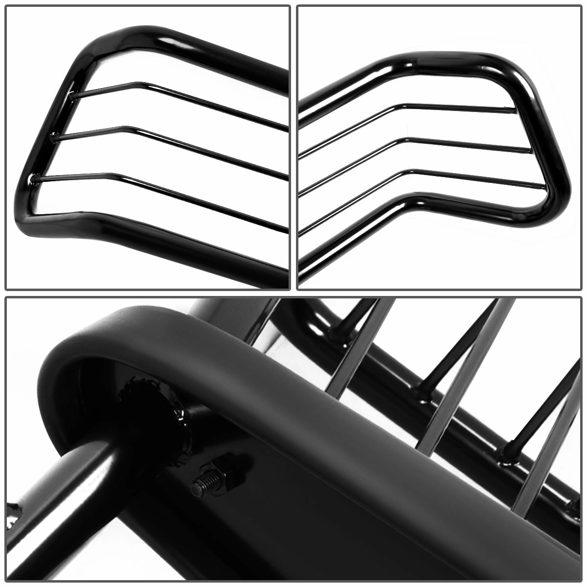 01-04 Ford Escape Brush Grille Guard - Steel - Black