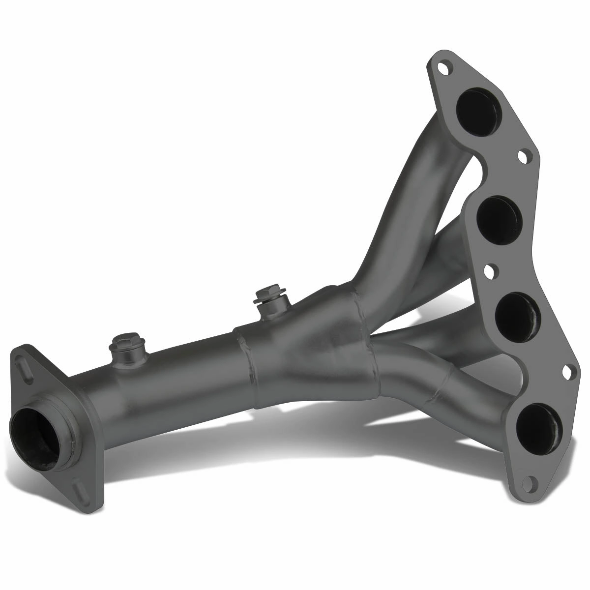 01-05 Honda Civic DX/LX/GX/HX/Hybrid 4-1 Exhaust Header - Stainless Steel - Black