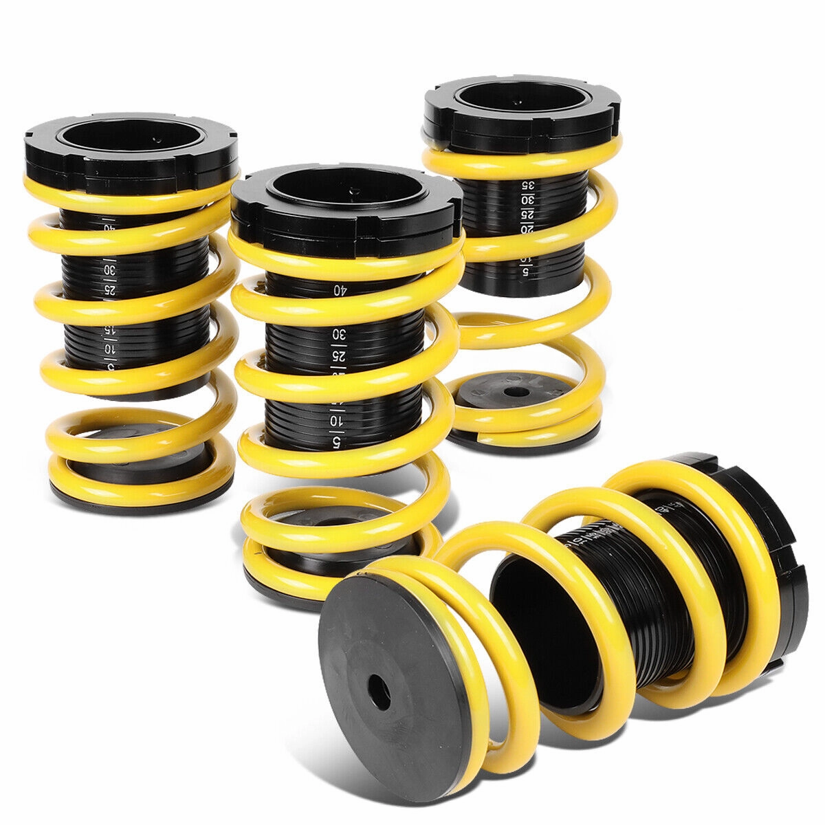 01-05 Honda Civic Non-Si 1 in. to 3 in. Adjustable Coilover Lowering Springs