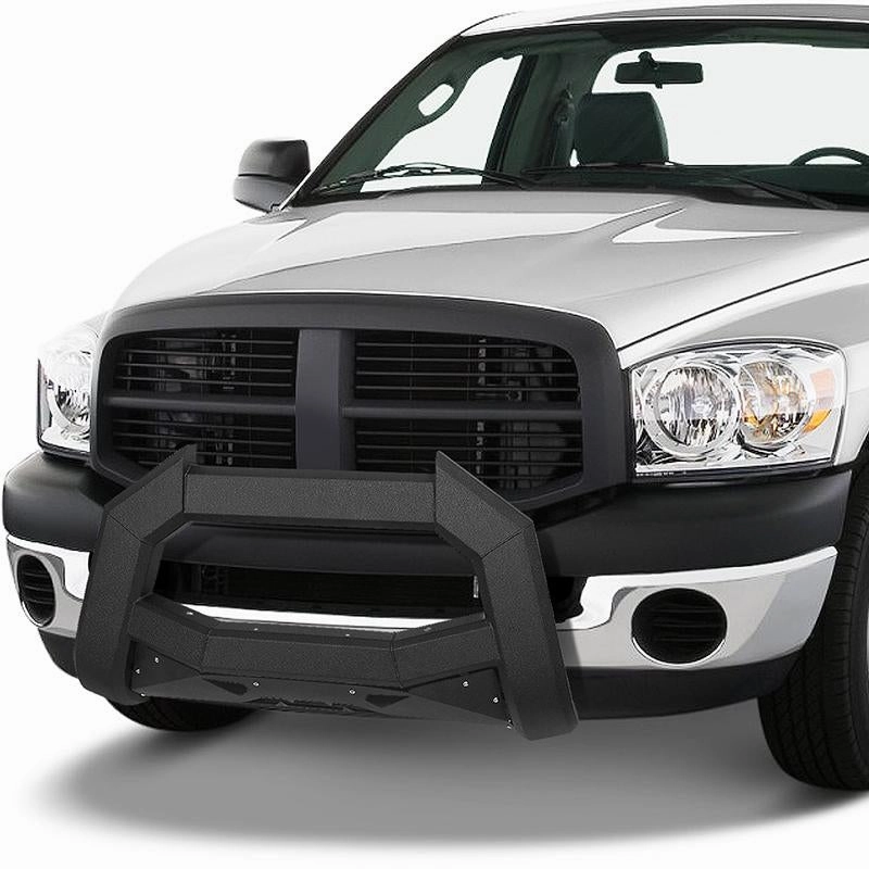 02-05 Dodge Ram 1500 2500 3500 Front Bumper Grille Guard - Carbon Steel
