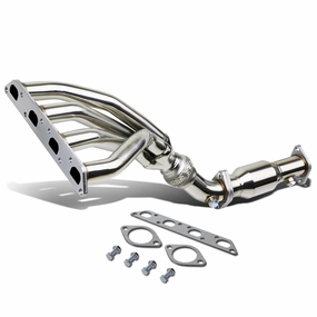 02-06 Mini Cooper 07-08 Convertible Non-Turbo Exhaust Header w/Cat Delete Pipe - Stainless Steel