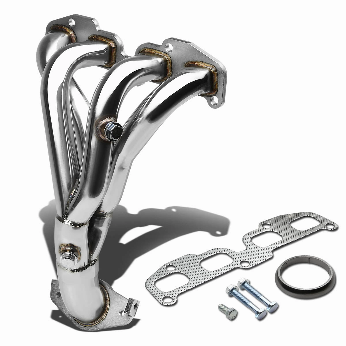 02-06 Nissan Altima 2.5L l4 4-1 Exhaust Header w/O2 Sensor Bungs - Stainless Steel