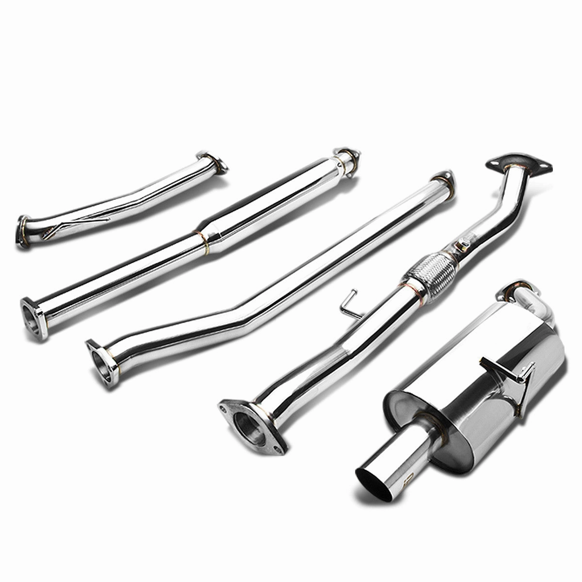 02-06 Nissan Altima l4 Catback Downpipe Exhaust - Stainless Steel