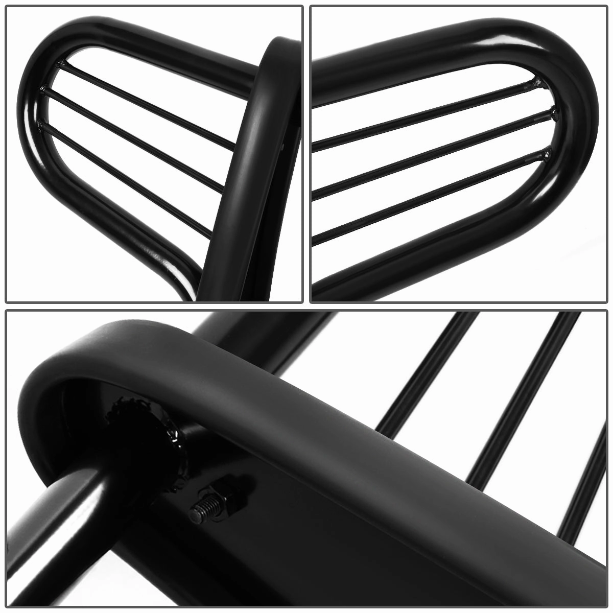 02-07 Jeep Liberty Brush Grille Guard - Steel - Black