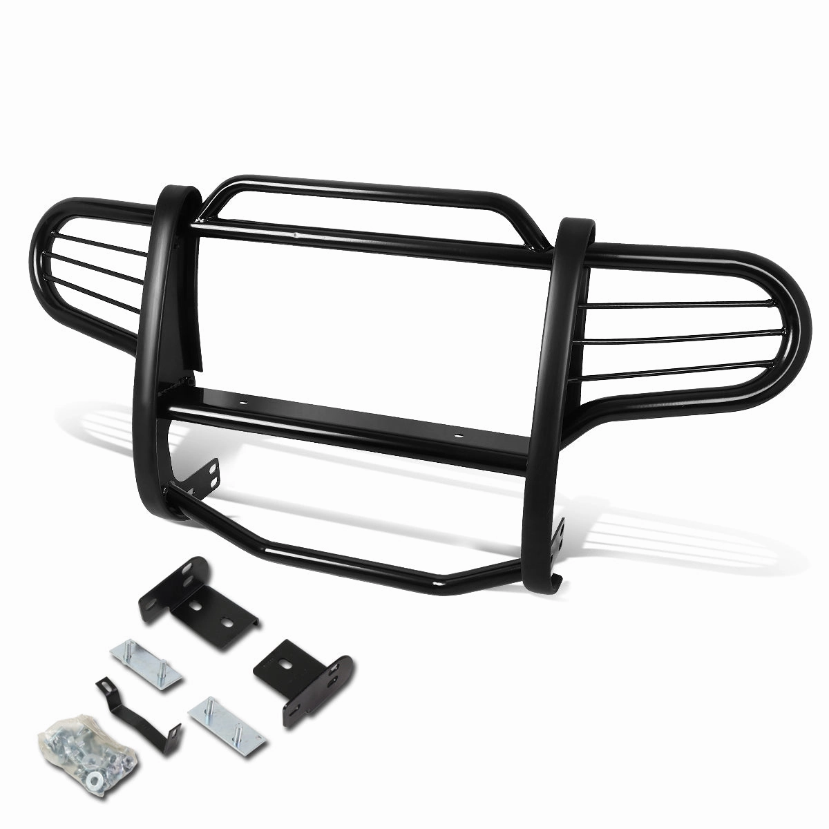 02-07 Jeep Liberty Brush Grille Guard - Steel - Black