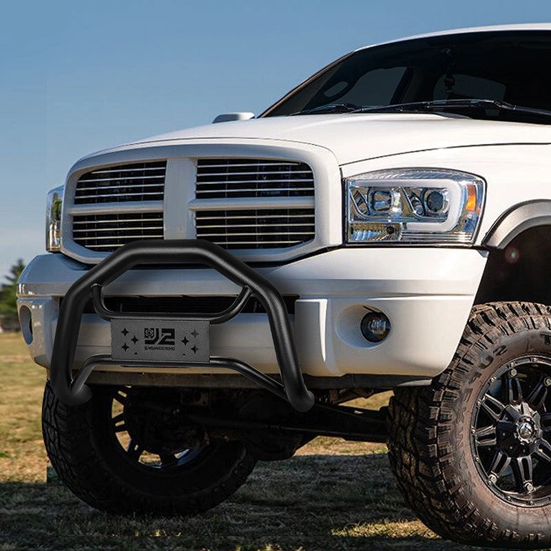 02-09 Dodge Ram 1500 2500-3500 Front Bumper Grill Guard - Carbon Steel