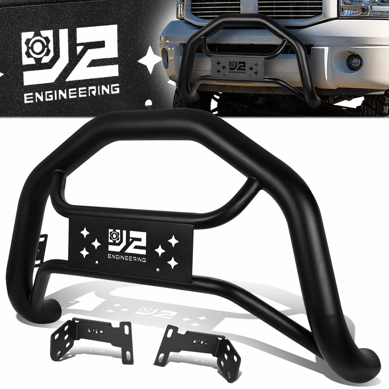02-09 Dodge Ram 1500 2500-3500 Front Bumper Grill Guard - Carbon Steel
