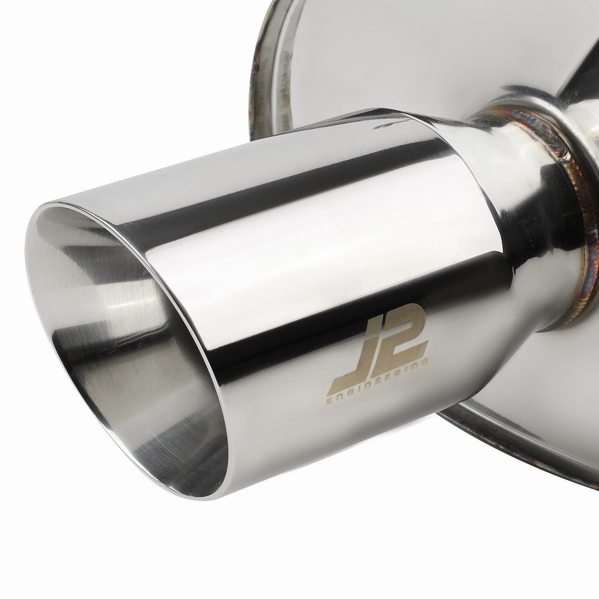 03-05 Honda Civic EP3 Hatchback Catback Exhaust w/Muffler Tip - Stainless Steel