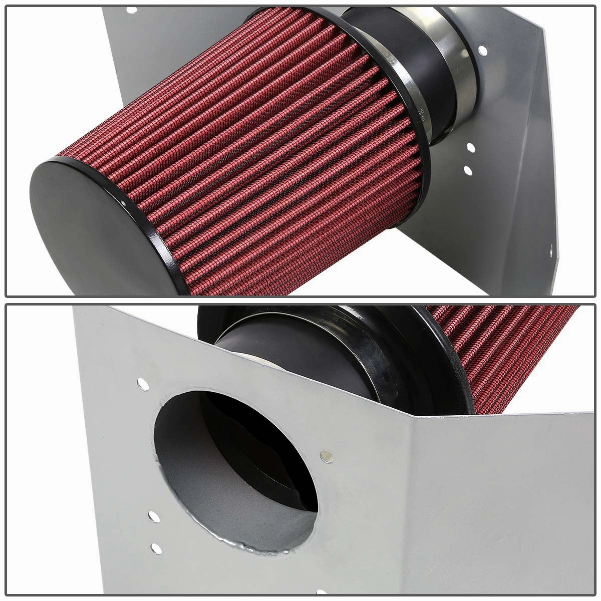03-05 Lincoln Aviator 4.6L V8 Aluminum Cold Air Intake w/Heat Shield Cone Filter