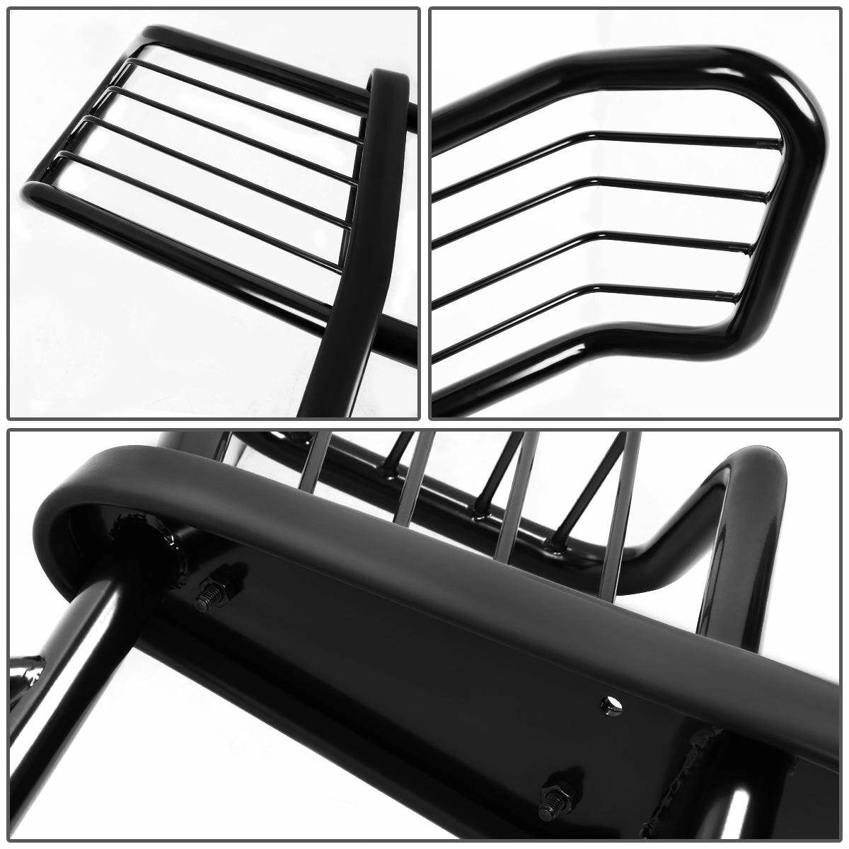 03-07 Chevy Silverado 2500HD 3500 Classic Brush Grille Guard - Steel - Black