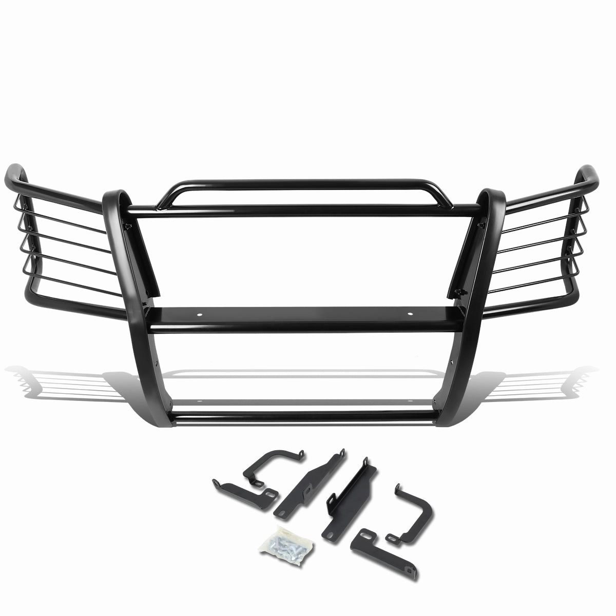 03-07 Chevy Silverado 2500HD 3500 Classic Brush Grille Guard - Steel - Black