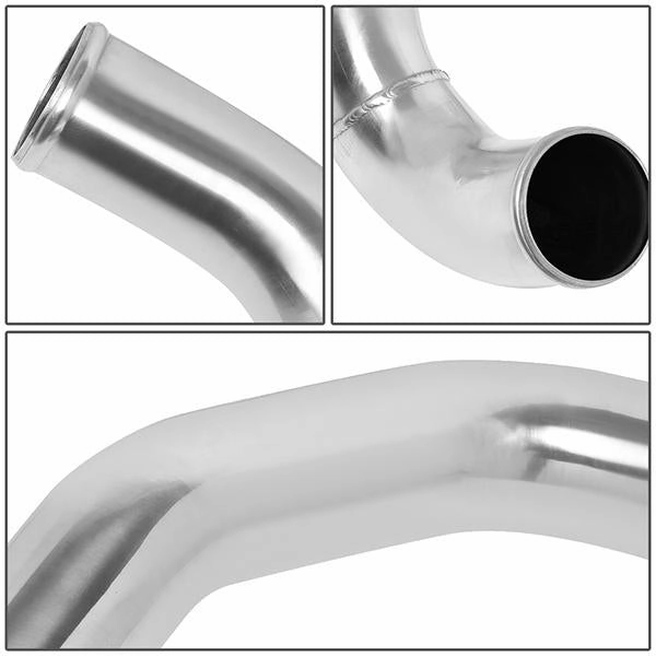 03-07 Ford F250-F550 Super Duty 6.0L V8 Turbo Diesel Intercooler Pipe w/Boots   Clamps
