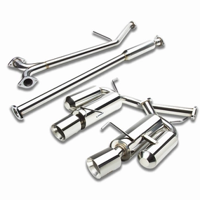 03-07 Honda Accord 3.0L Catback Exhaust w/Muffler Tip - Stainless Steel