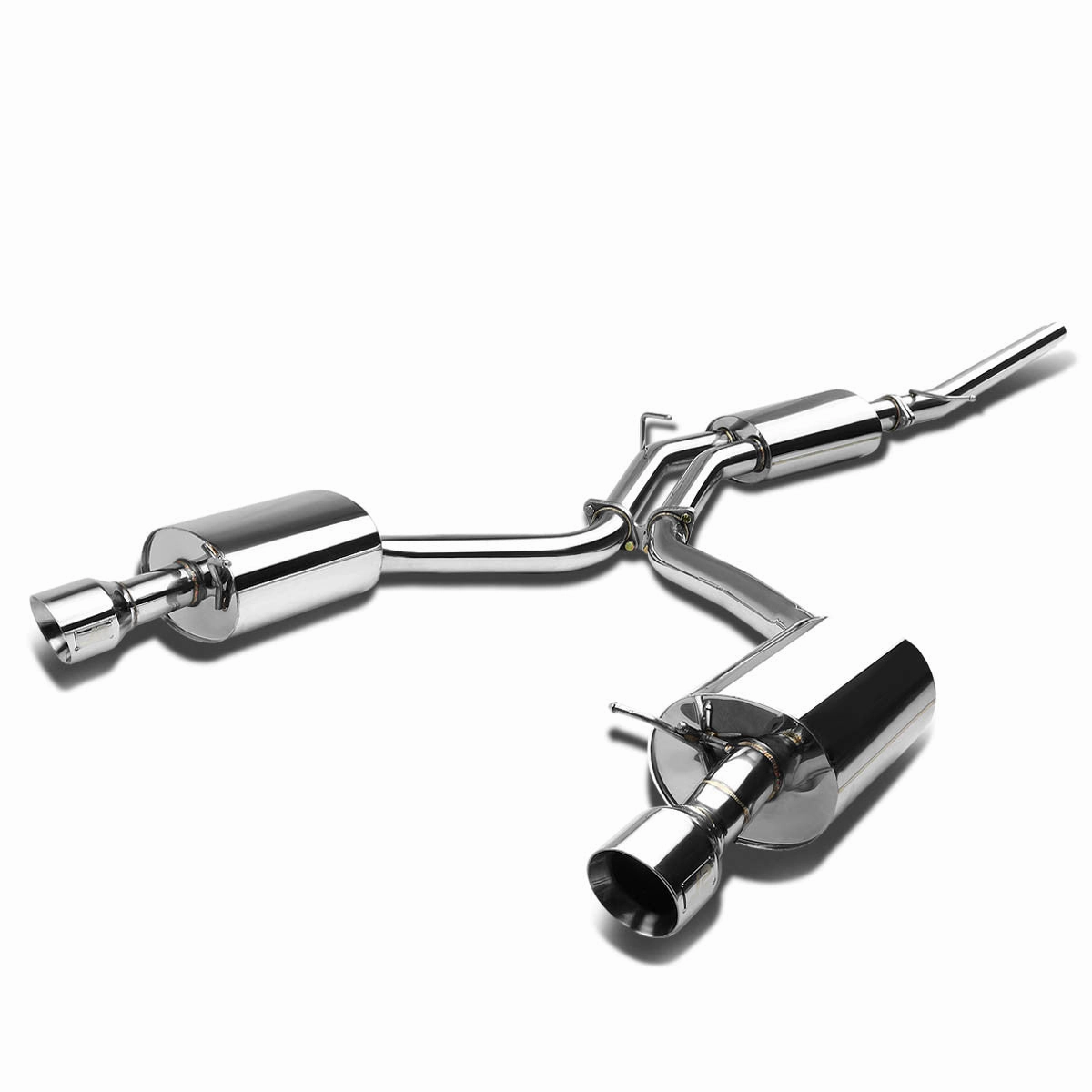 03-08 Audi A4 1.8T 2.0T Catback Exhaust w/Muffler Tip - Stainless Steel