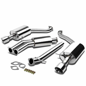 03-08 Audi A4 1.8T 2.0T Catback Exhaust w/Muffler Tip - Stainless Steel