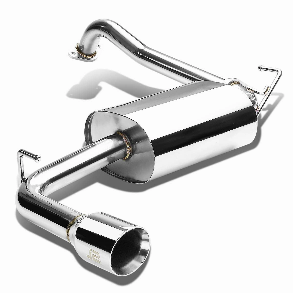 03-08 Toyota Matrix Pontiac Vibe 1.8L Catback Exhaust w/Tip - Stainless Steel