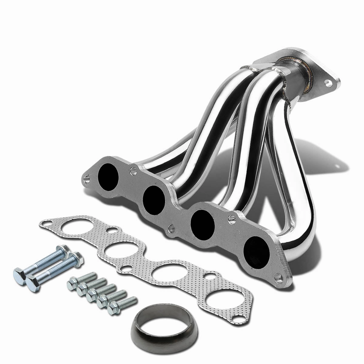04-06 Scion xA xB 4-1 Exhaust Header w/O2 Sensor Bungs - Stainless Steel