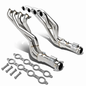 04-07 Cadillac CTS V8 4-1 Long Tube Exhaust Headers - Stainless Steel