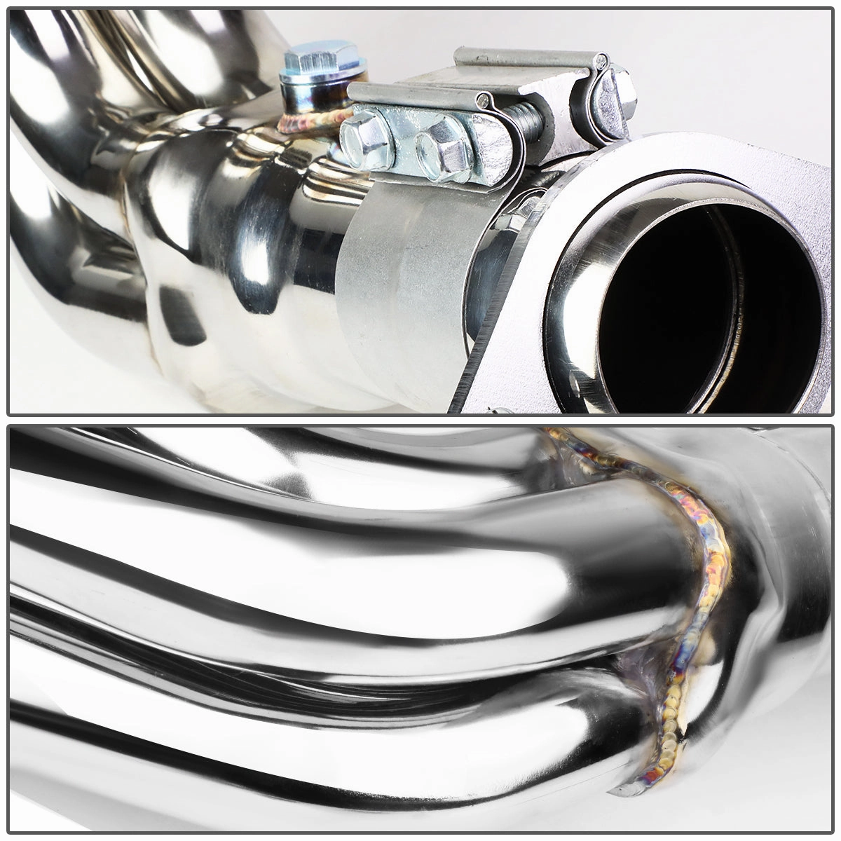 04-07 Cadillac CTS V8 4-1 Long Tube Exhaust Headers - Stainless Steel