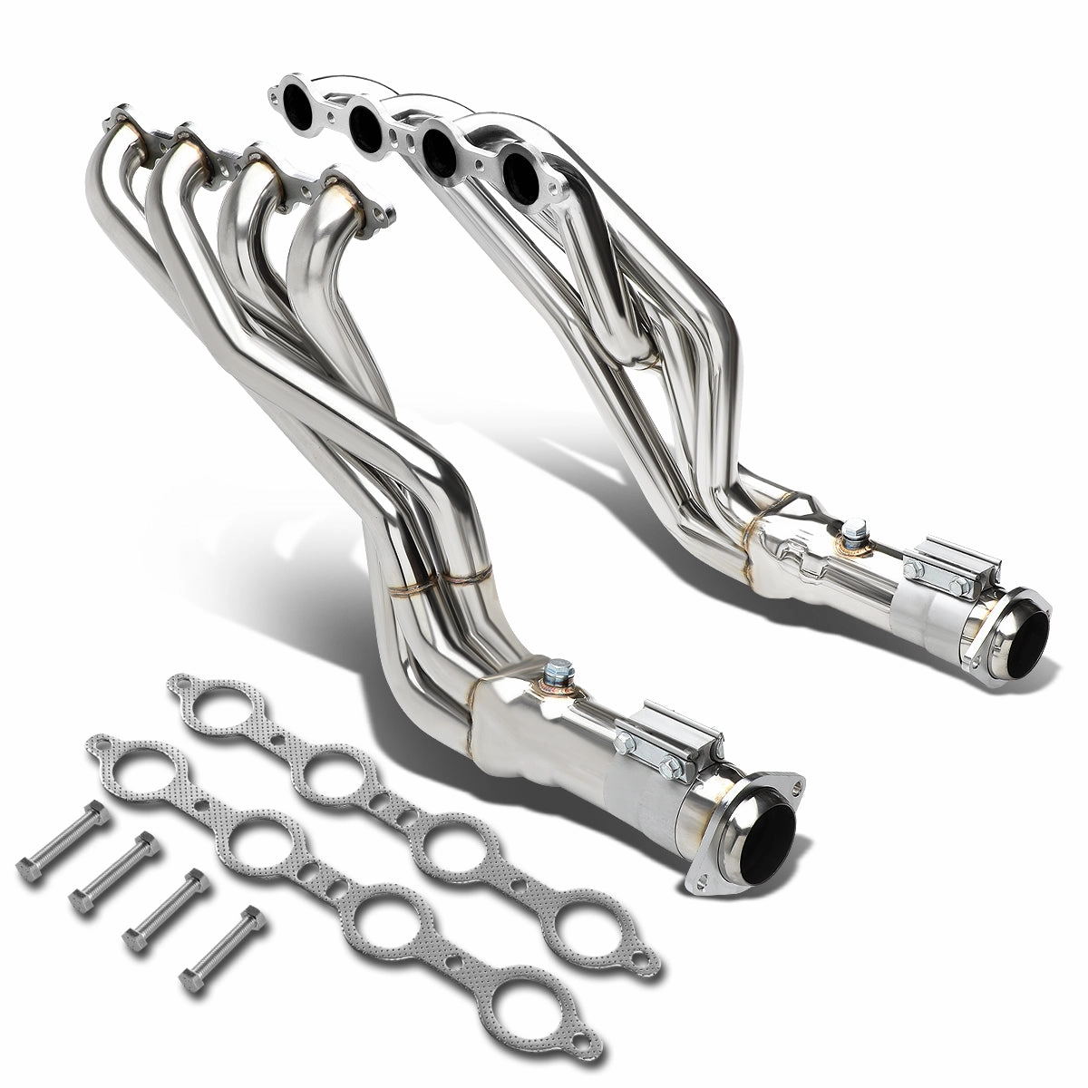 04-07 Cadillac CTS V8 4-1 Long Tube Exhaust Headers - Stainless Steel