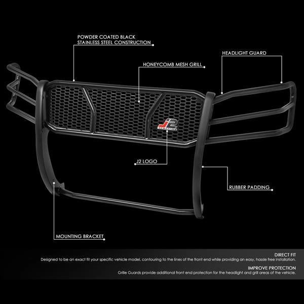 04-15 Nissan Titan Brush Grille Guard - Moneycomb Mesh