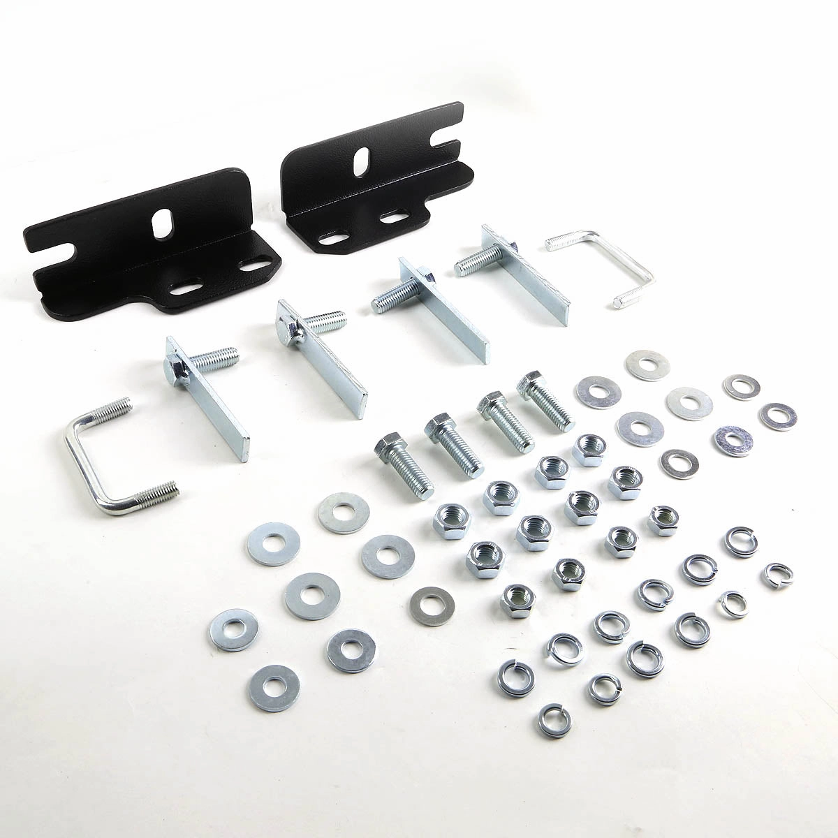 04-16 Ford F150 06-08 Lincoln Mark LT Bull Bar w/Skid Plate - Stainless Steel - Black