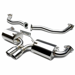 05-08 Porsche Boxster S 987 Catback Exhaust w/Muffler Tip - Stainless Steel