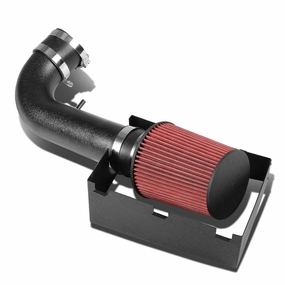 05-10 Chrysler 300 Dodge Challenger 5.7L 6.1L Black Cold Air Intake w/Heat Shield Filter
