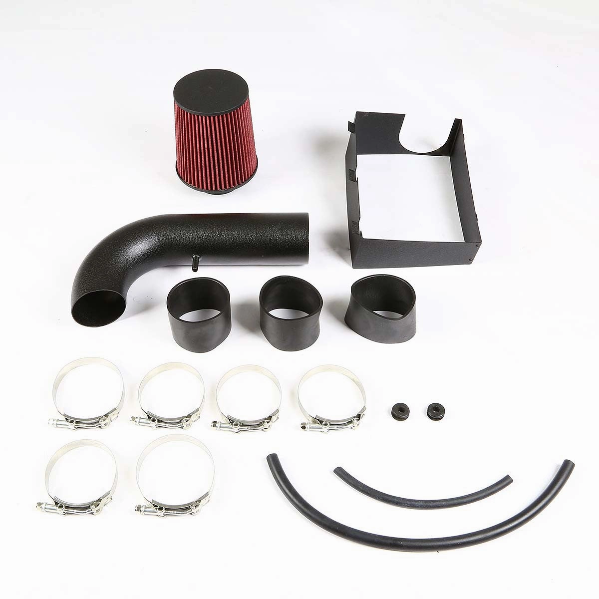 05-10 Chrysler 300 Dodge Challenger 5.7L 6.1L Black Cold Air Intake w/Heat Shield Filter