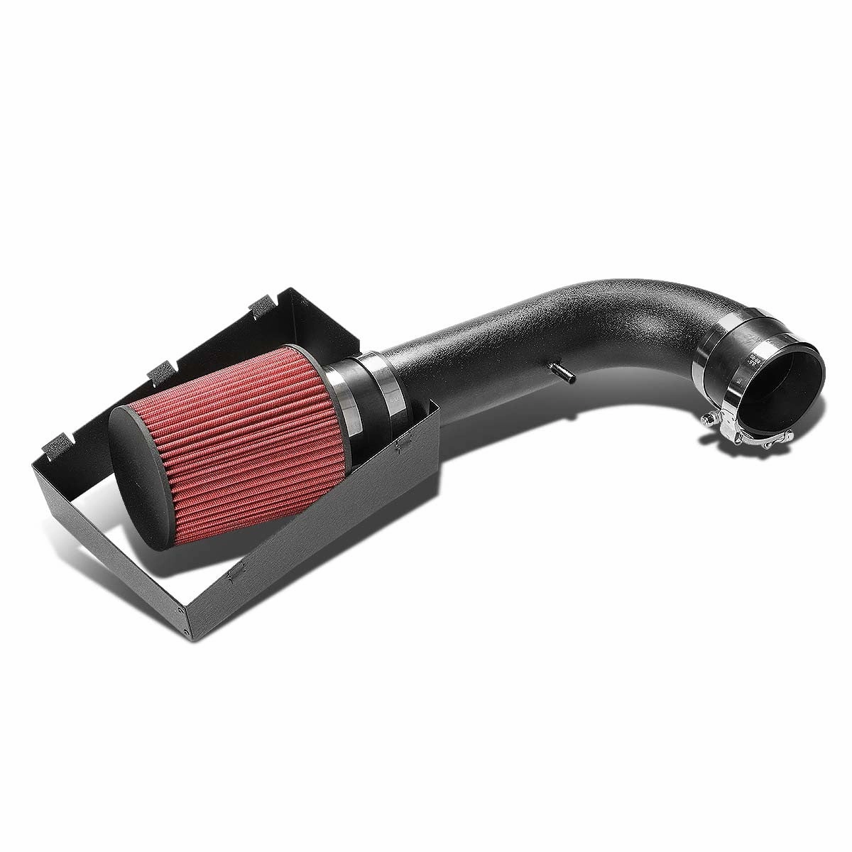 05-10 Chrysler 300 Dodge Challenger 5.7L 6.1L Black Cold Air Intake w/Heat Shield Filter