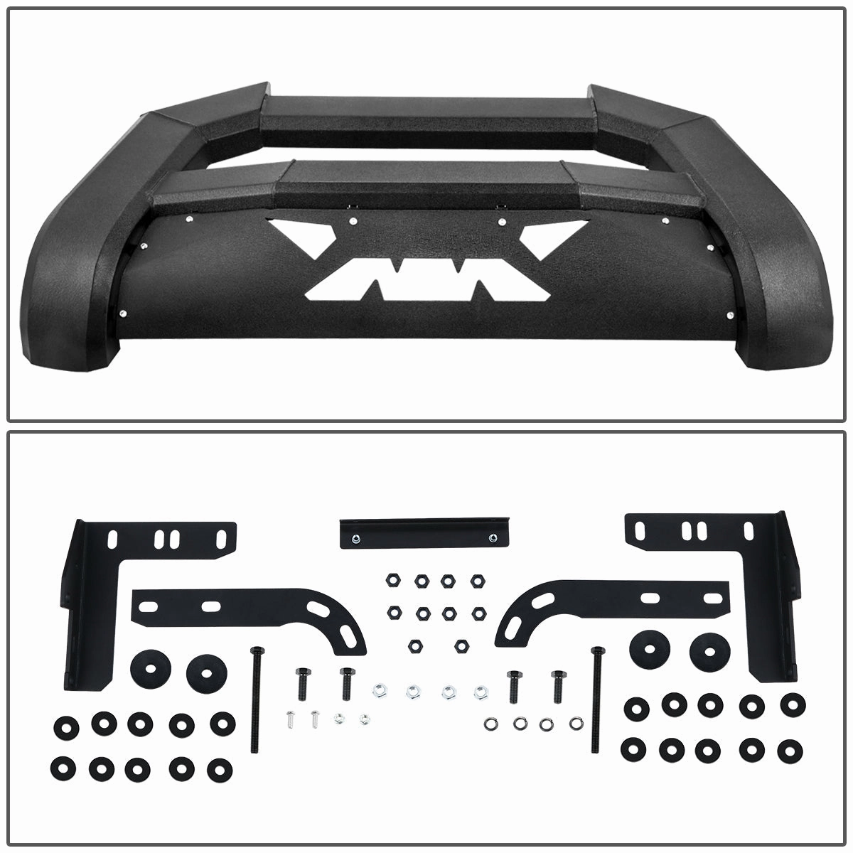 05-15 Toyota Tacoma Front Bumper Grille Guard - Carbon Steel