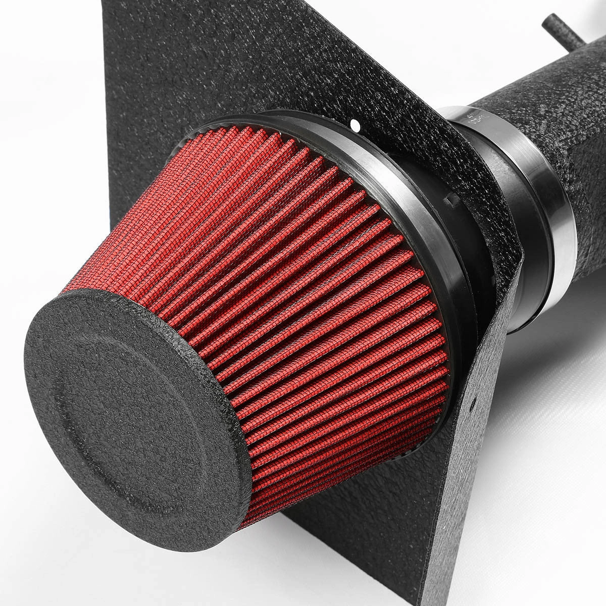 06-07 Cadillac CTS 6.0L V8 Black Cold Air Intake w/Heat Shield Cone Filter