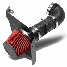 06-07 Cadillac CTS 6.0L V8 Black Cold Air Intake w/Heat Shield Cone Filter
