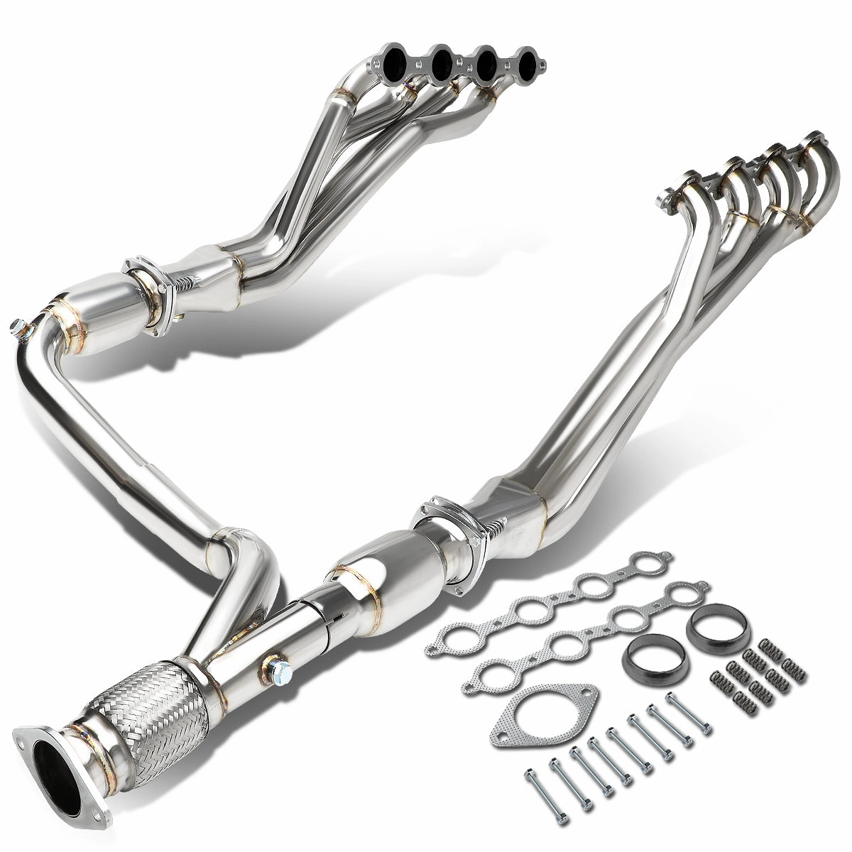 06-09 Chevy Trailblazer SS 6.0L Long Tube Exhaust Header w/Y-Pipe - Stainless Steel