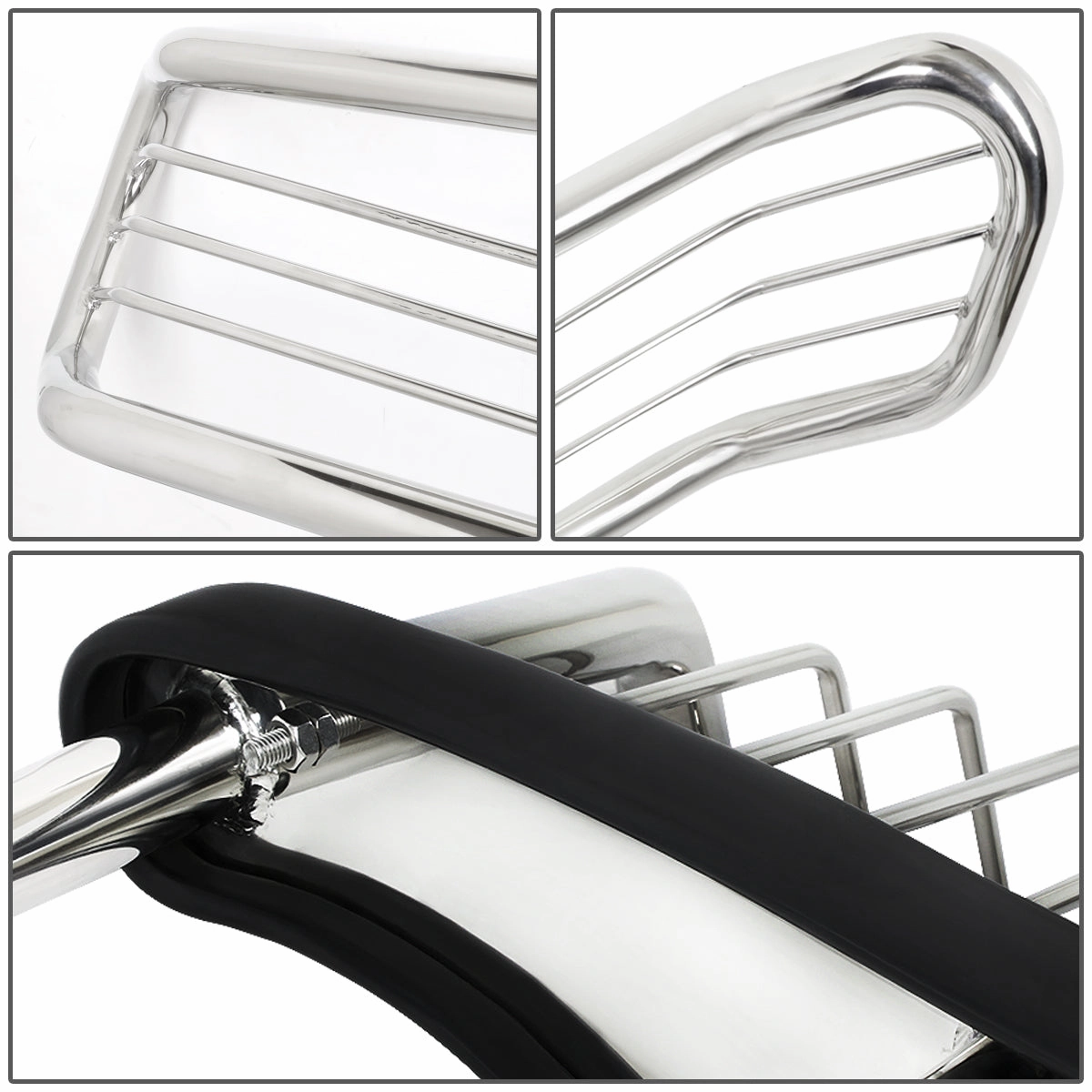 06-09 Dodge Ram 1500 2500 3500 Mega Cab Brush Grille Guard - Stainless Steel