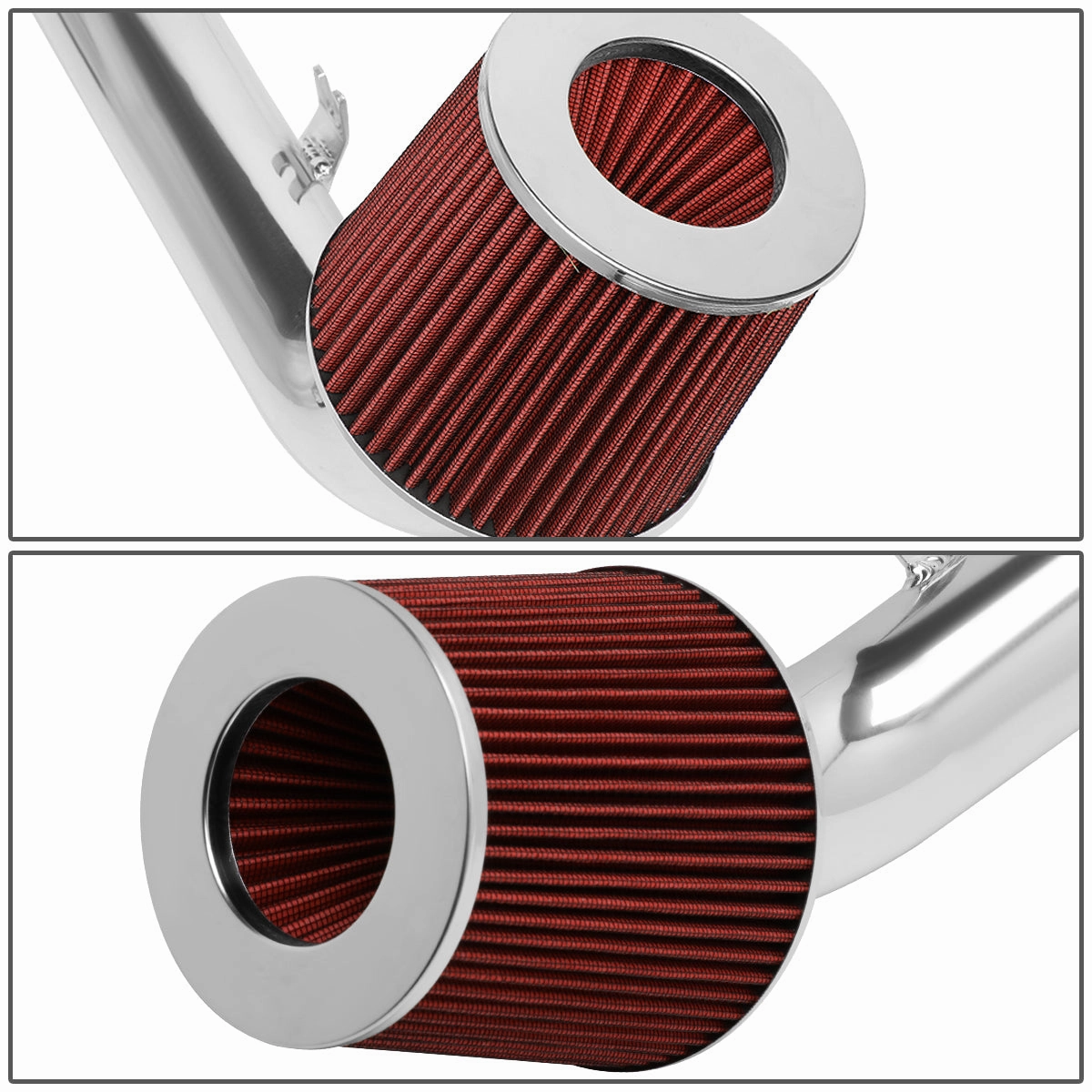 06-09 Honda S2000 Aluminum Cold Air Intake w/Red Cone Filter