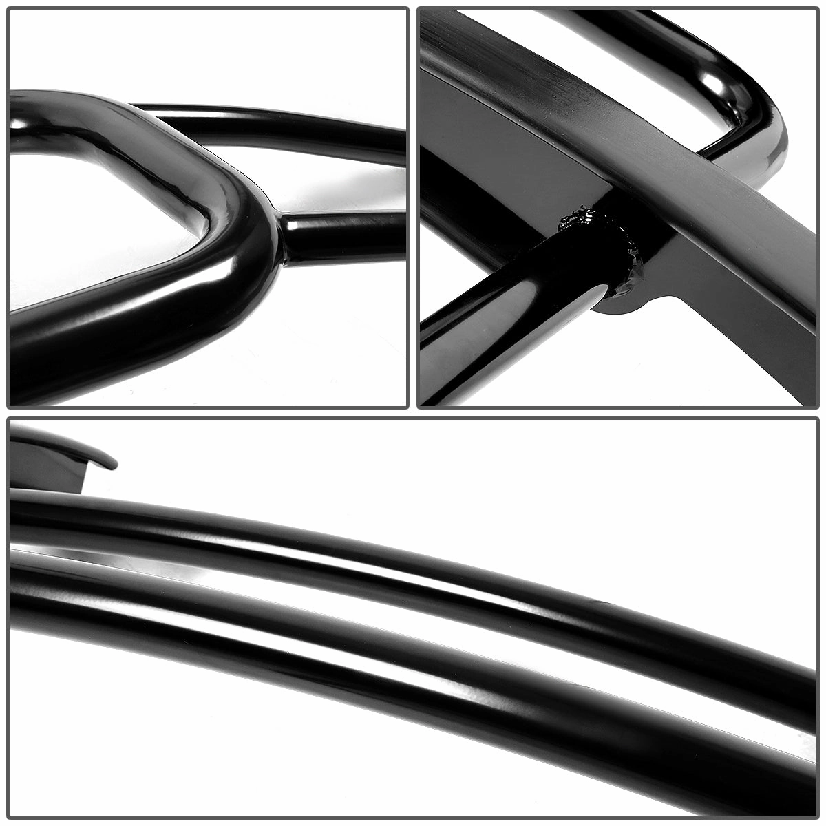 06-10 Hummer H3 H3T Factory Style Brush Grille Guard - Steel -Black