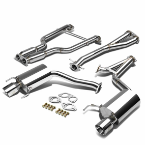 06-12 Lexus IS250 IS350 RWD Axle-Back Exhaust w/4 in. OD Muffler Tip