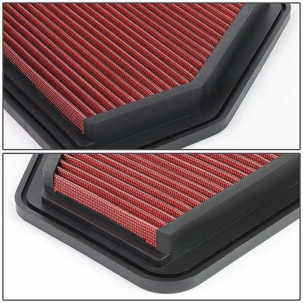 06-12 Toyota Rav4 2.4L 2.5L 3.5L Drop-In Panel Air Filter - Red