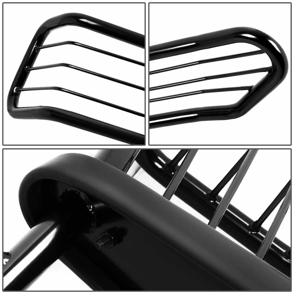 06-12 Toyota RAV4 Brush Grille Guard - Steel - Black