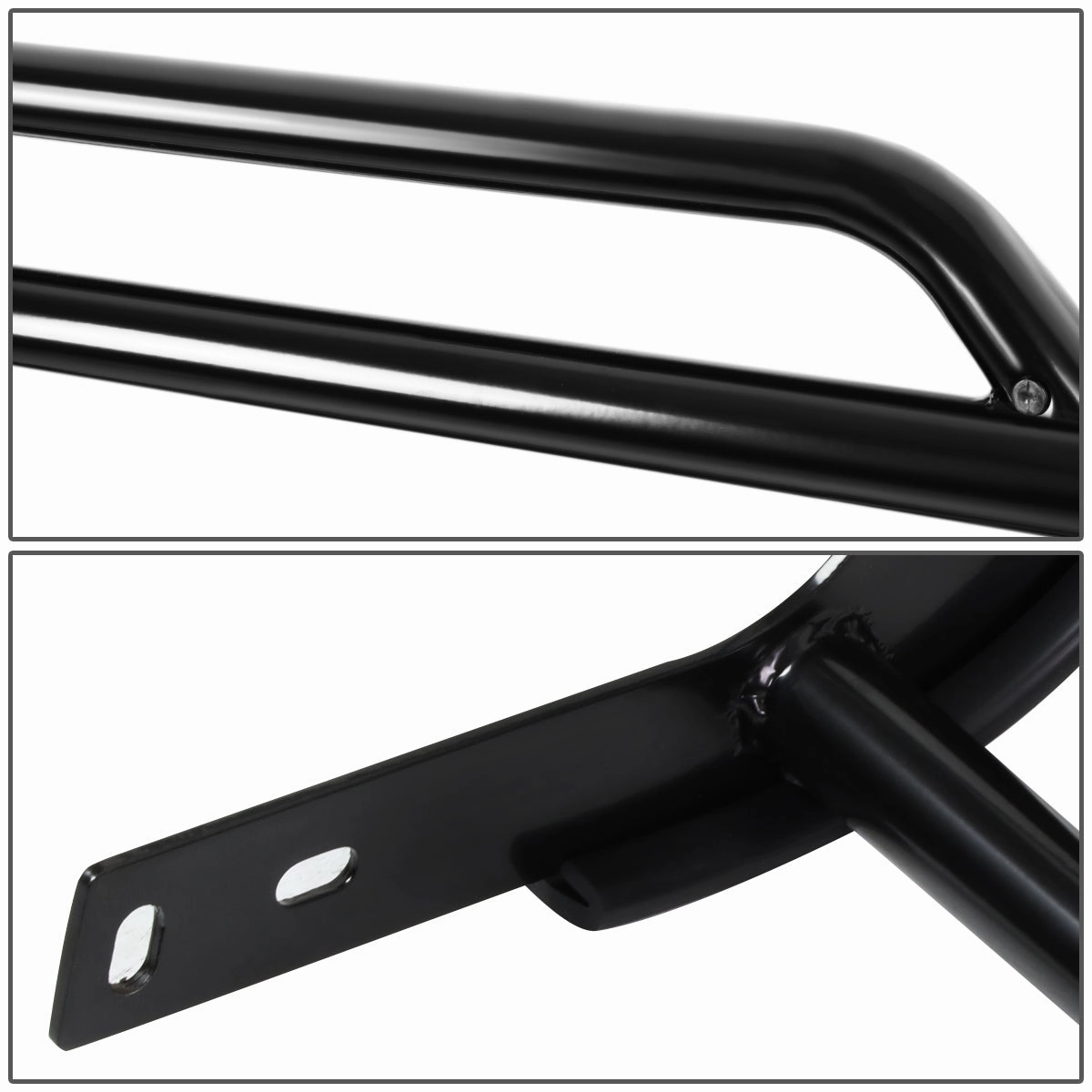 06-12 Toyota RAV4 Brush Grille Guard - Steel - Black