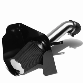 07-08 Chevy Silverado GMC Sierra 4.8L 6.2L Aluminum Cold Air Intake w/Heat Shield Filter