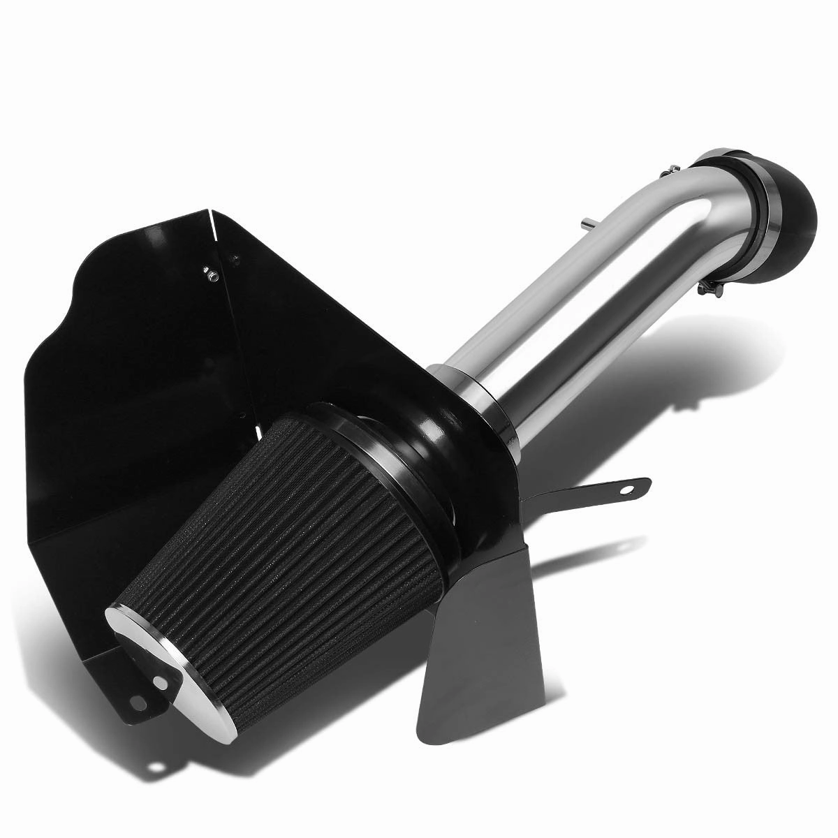 07-08 Chevy Silverado GMC Sierra 4.8L 6.2L Aluminum Cold Air Intake w/Heat Shield Filter