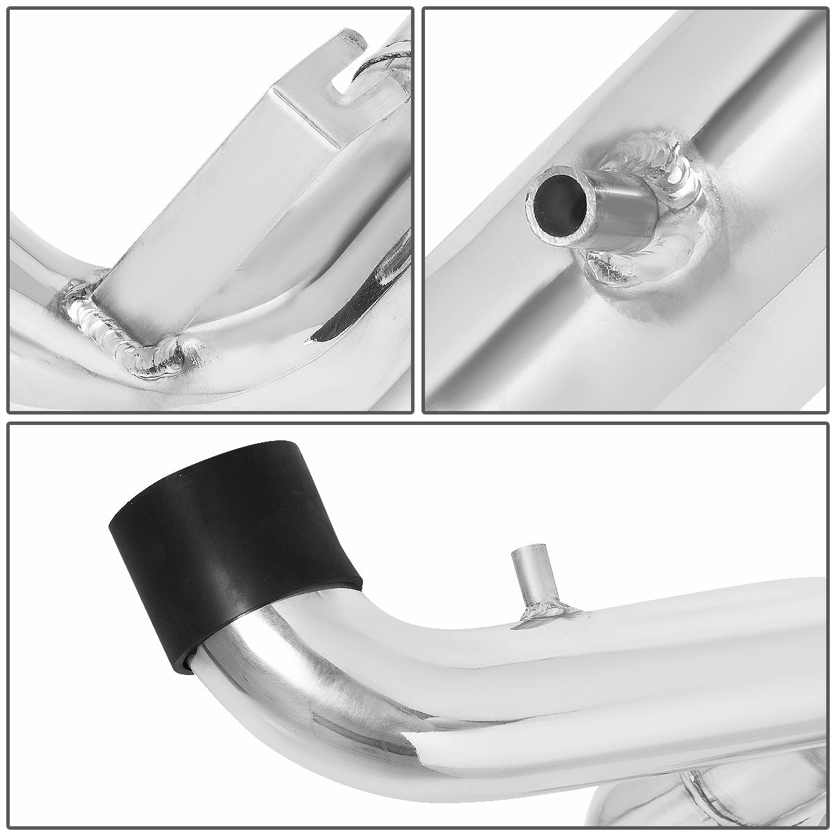 07-08 Honda Fit Aluminum Cold Air Intake w/Red Cone Filter